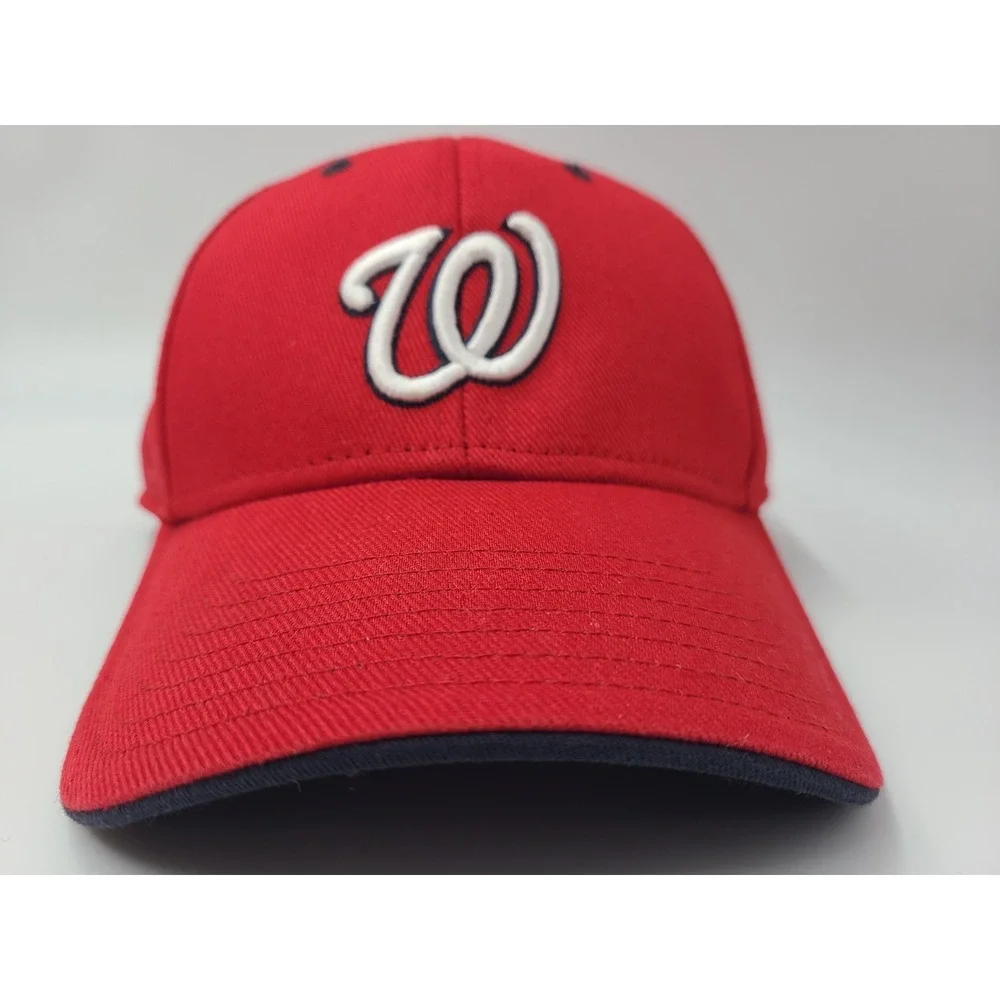 Kids Washington Nationals Fan Favorite Adjustable Hat Cap Boys MLB‎ Baseball Red